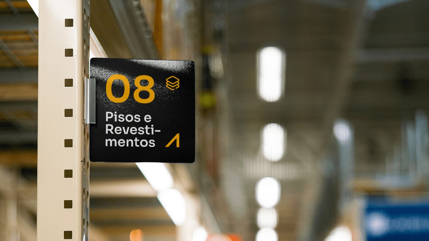 Rede Attini — sinalização interna "08 Pisos e Revestimentos"