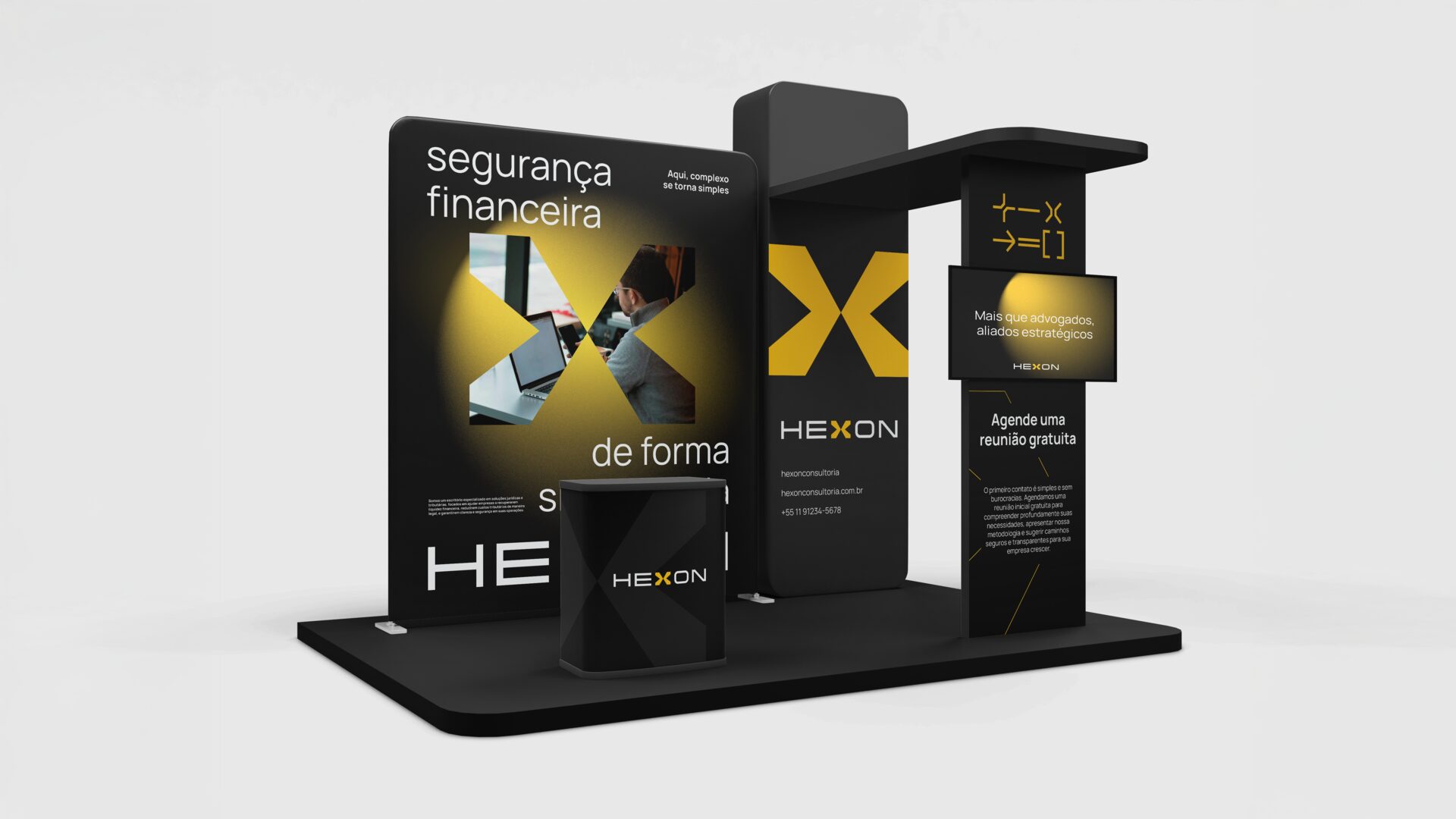 Estande Hexon em evento