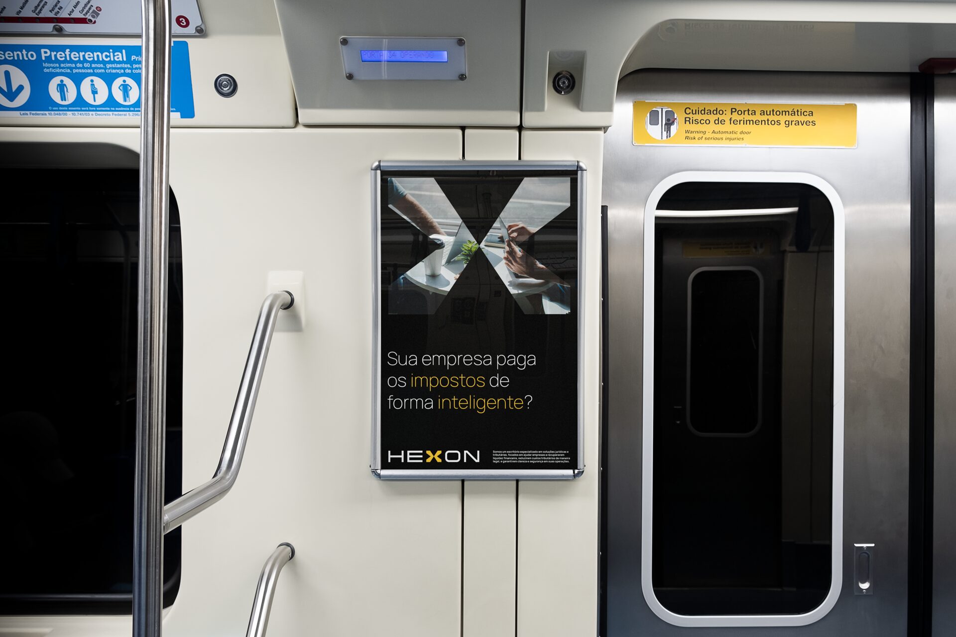 Aplicação Hexon no Metrô de São Paulo